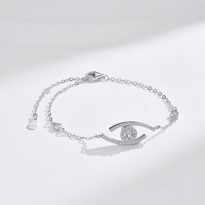 [Regal Jewels]Lucky Eye Pave-Set Diamond Bracelet