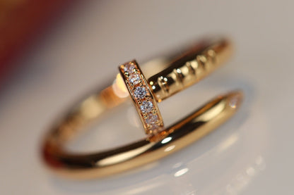 [Regal Jewels]JUSTE RING 2.65MM GOLD DIAMOND