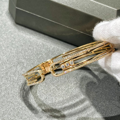 [Regal Jewels]MOVE 10TH PAVED DIAMOND BRACELET