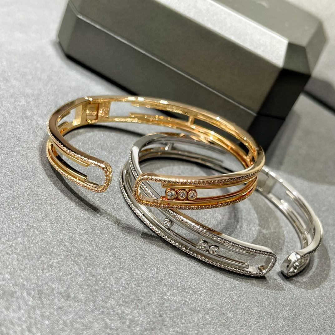 [Regal Jewels]MOVE 10TH PAVED DIAMOND BRACELET