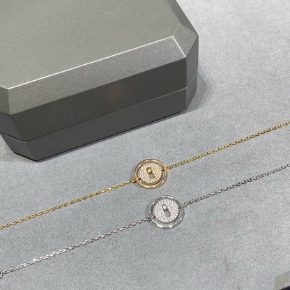 [Regal Jewels]LUCKY MOVE DIAMOND PAVED BRACELET