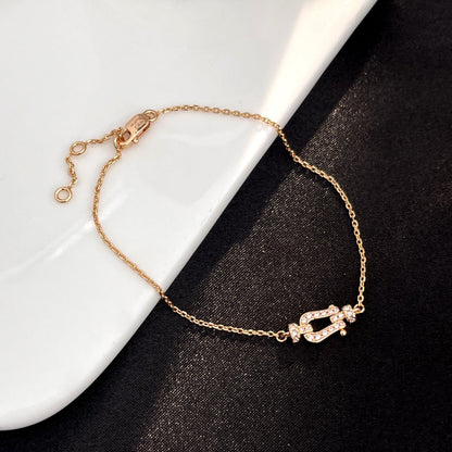 [Regal Jewels]FORCE 10 FULL DIAMOND BUCKLE CHAIN LINK MINI MODEL