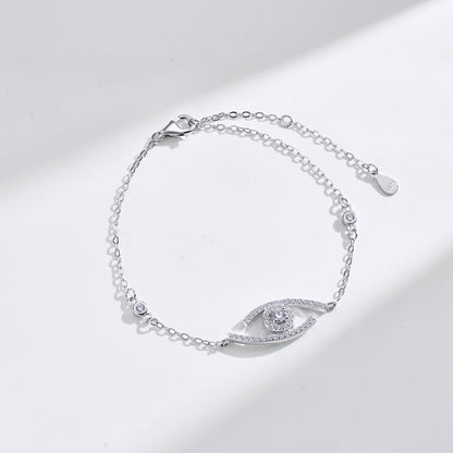 [Regal Jewels]Lucky Eye Pave-Set Diamond Bracelet
