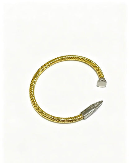 [Regal Jewels]Open threaded nail bracelet
