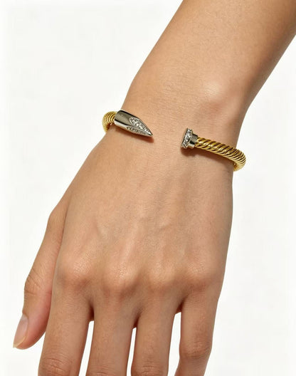 [Regal Jewels]Open threaded nail bracelet