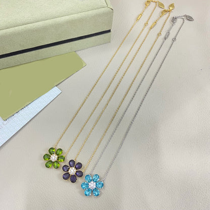 [Regal Jewels] flower necklace