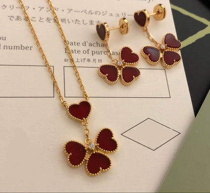 [Regal Jewels] Gold-tone Red Heart Pendant