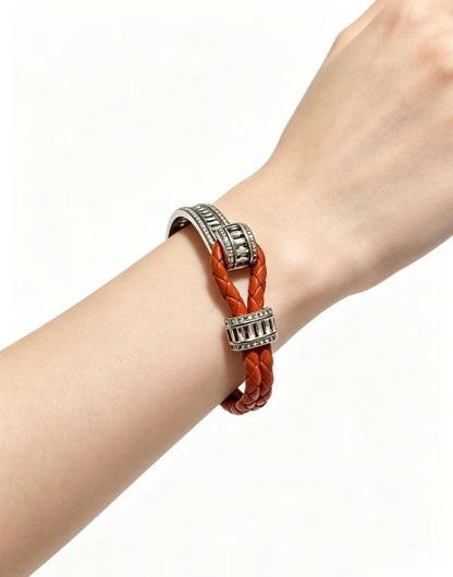 ¡®Regal Jewels2026 New Half-Diamond Horseshoe Buckle Bangle