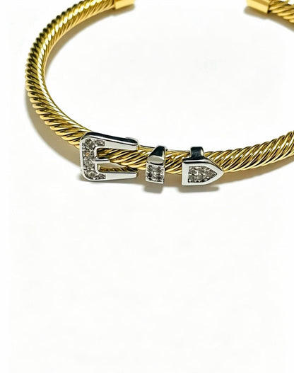 ¡®Regal Jewels26 New Open Horseshoe Bangle