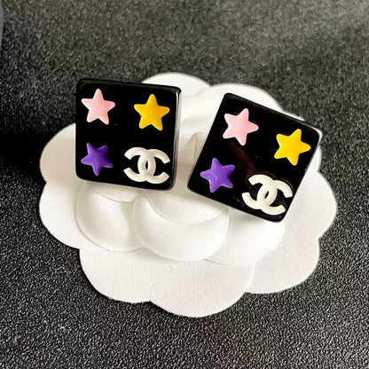 [Regal Jewels]Square Stud Earrings