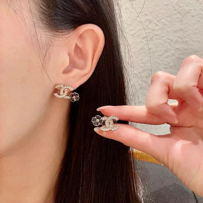 [Regal Jewels]Mini Camellia Stud Earrings