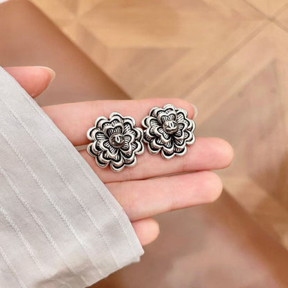[Regal Jewels]Vintage Camellia Earrings