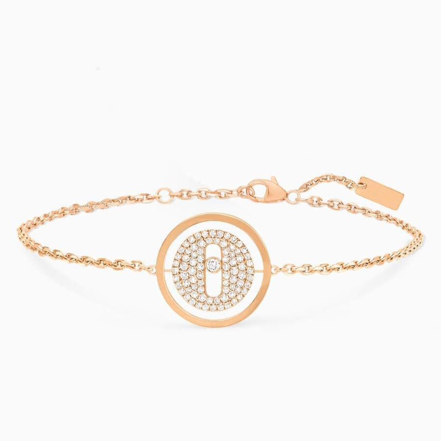 [Regal Jewels]LUCKY MOVE DIAMOND PAVED BRACELET