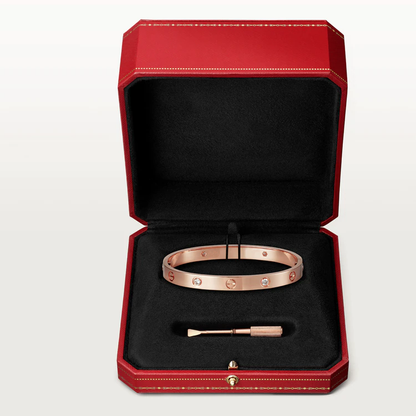 [Regal Jewels]LOVE BRACELET 6.1MM 4 DIAMONDS