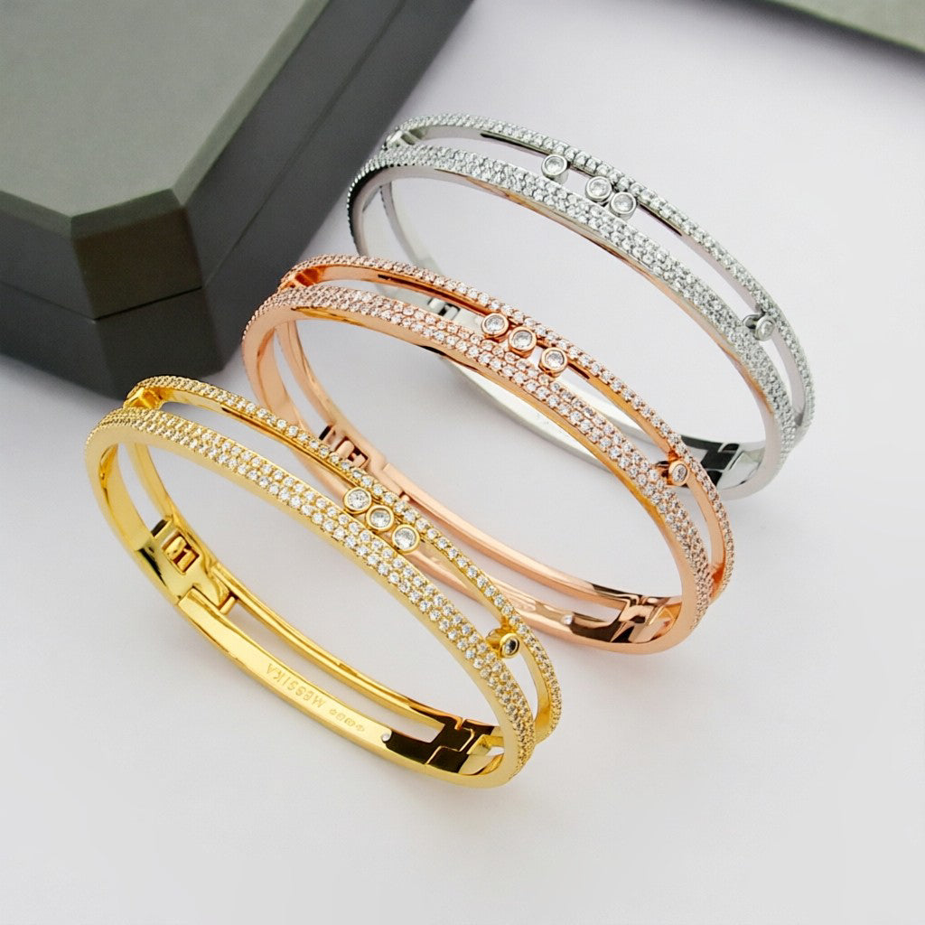 [Regal Jewels]Move Romane pavé bangle