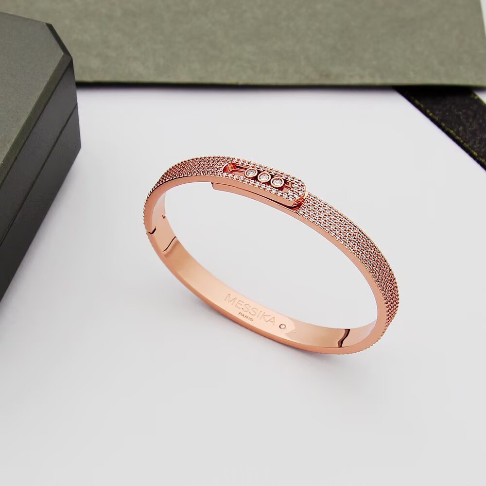 [Regal Jewels]Move Noa Full Pavé Diamond Bangle Bracelet