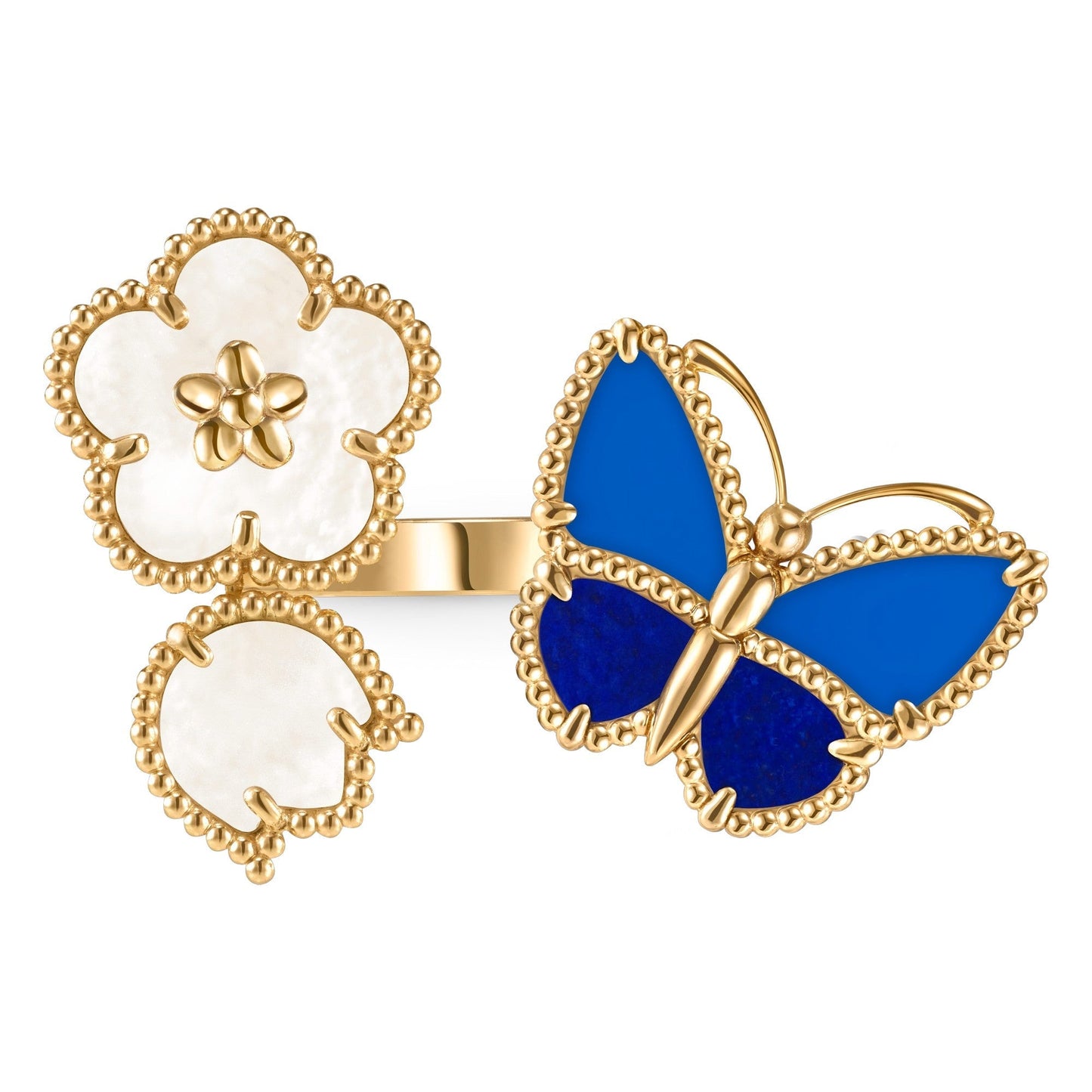 [Regal Jewels]LUCKY SPRING BUTTERFLY OPEN-FACE RINGS