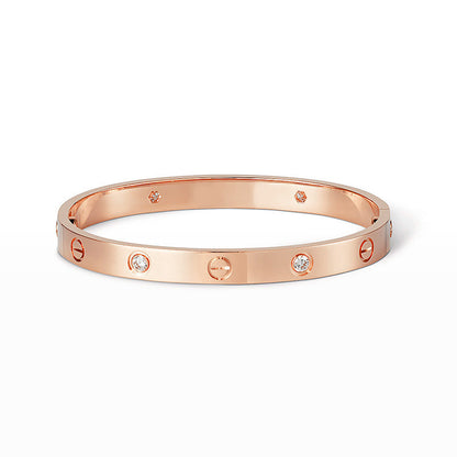 [Regal Jewels]LOVE BRACELET 6.1MM 4 DIAMONDS