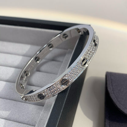 [Regal Jewels]LOVE BRACELET 6.1MM DIAMOND-PAVED CERAMIC