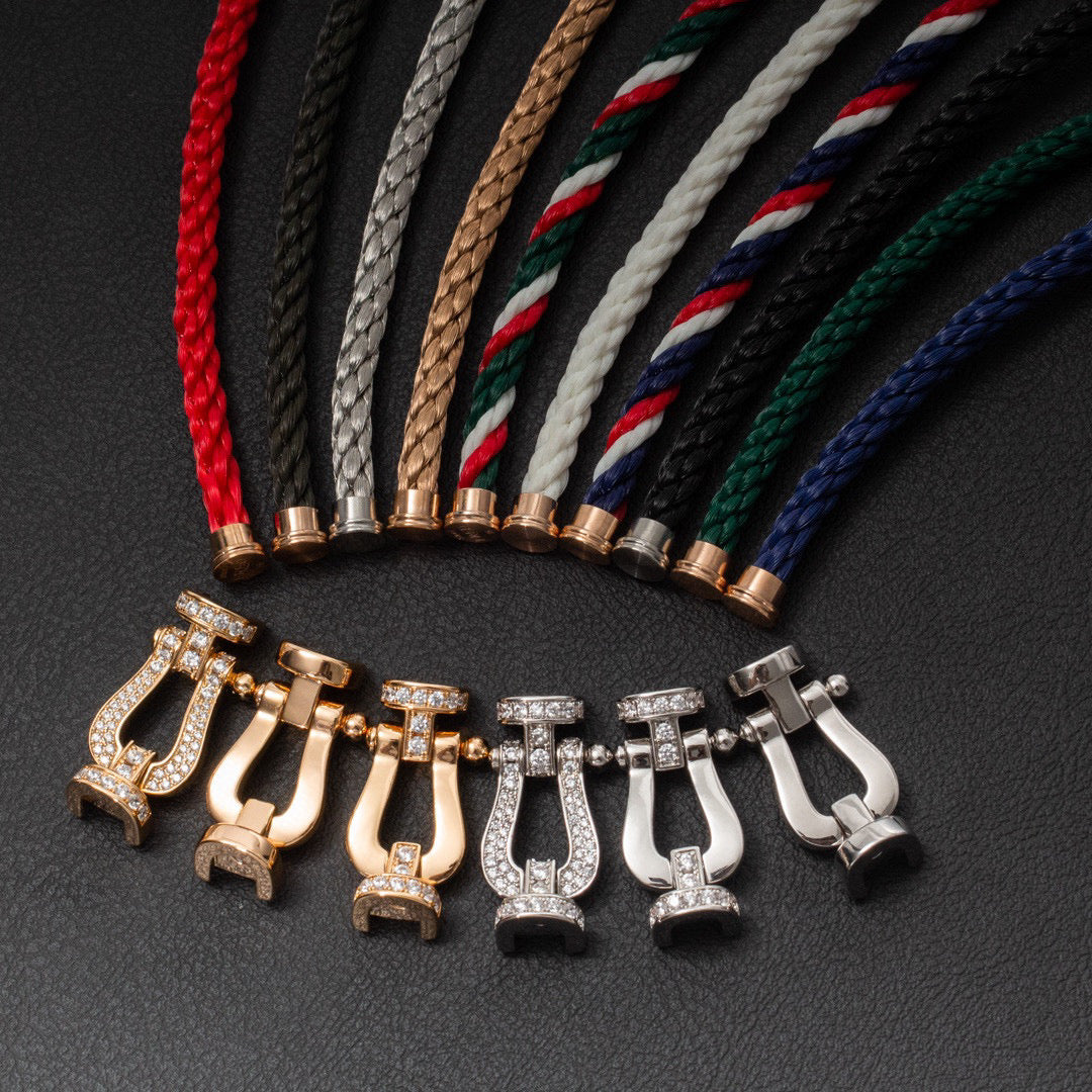 [Regal Jewels]FORCE LARGE HORSESHOE NO DIAMOND BRACELET ROSE GOLD