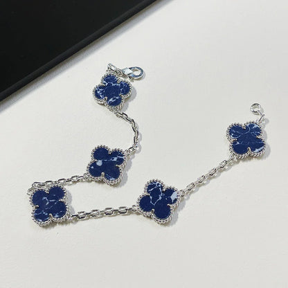 [Regal Jewels]CLOVER 5 MOTIF PIETERSITE BRACELET COLLECTION