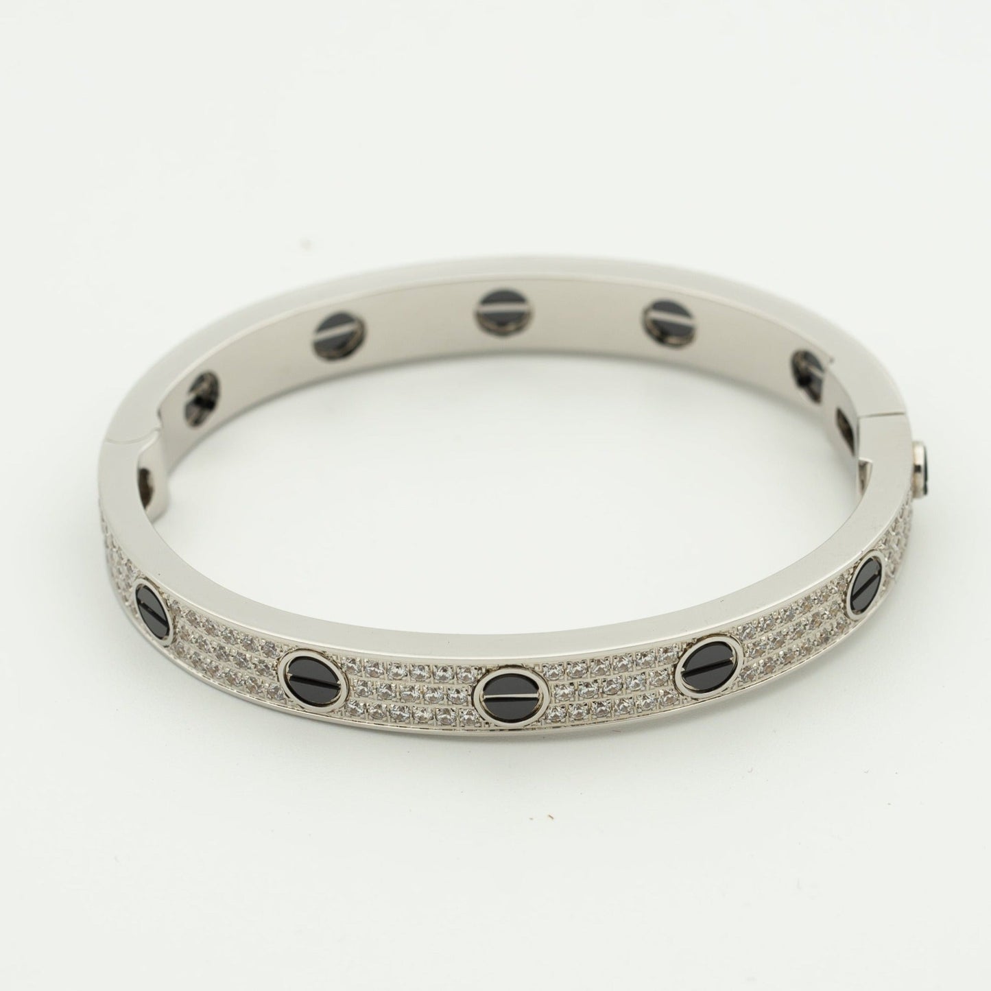 [Regal Jewels]LOVE BRACELET 6.1MM DIAMOND-PAVED CERAMIC