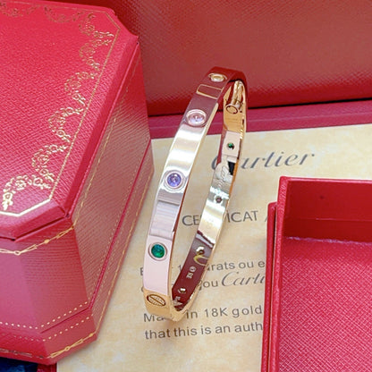 [Regal Jewels]2026 RAINBOW LOVE BRACELET 6.1MM  10 DIAMONDS