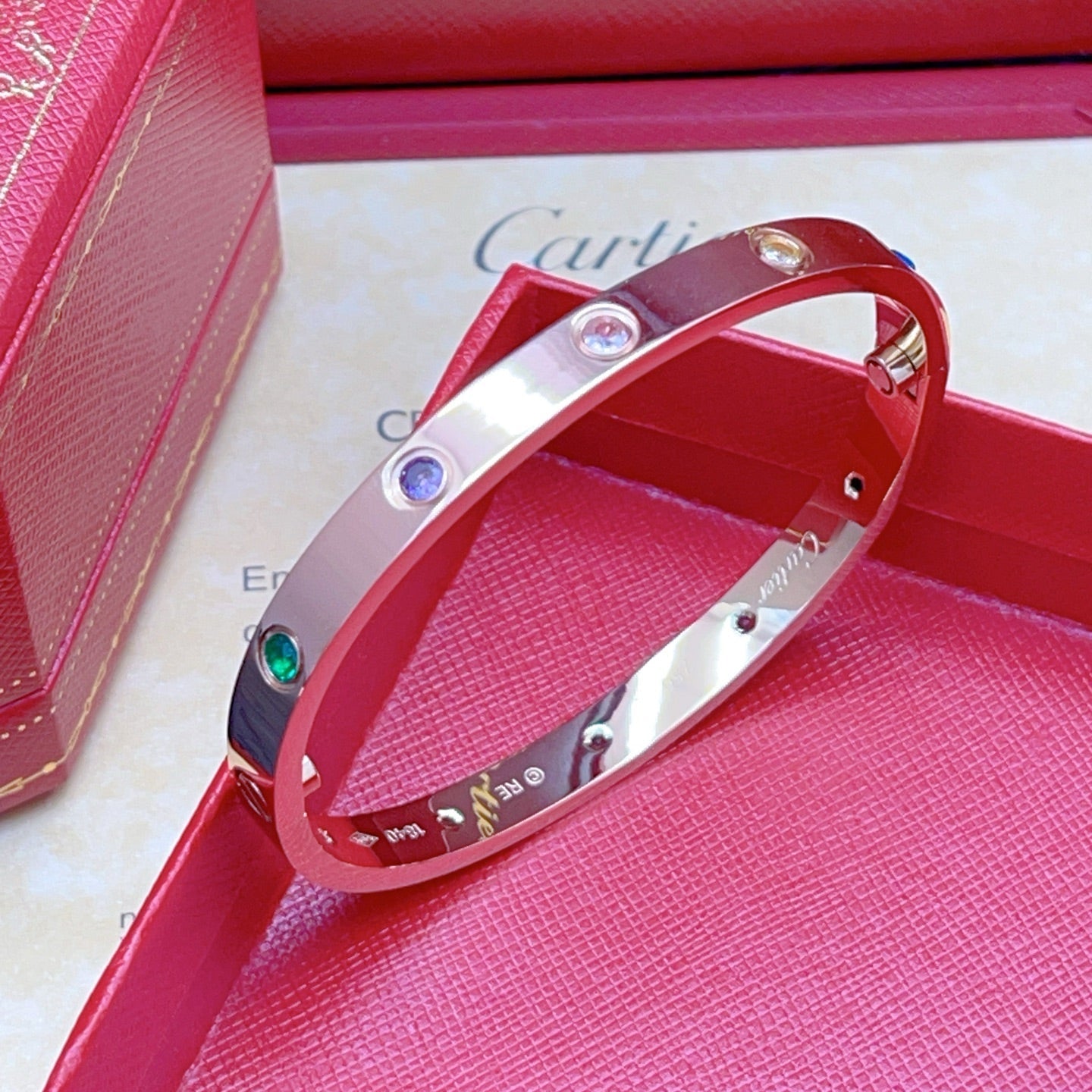[Regal Jewels]2026 RAINBOW LOVE BRACELET 6.1MM  10 DIAMONDS