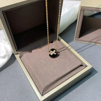 [Regal Jewels]JEUX DE ROSE GOLD DIAMOND NECKLACE