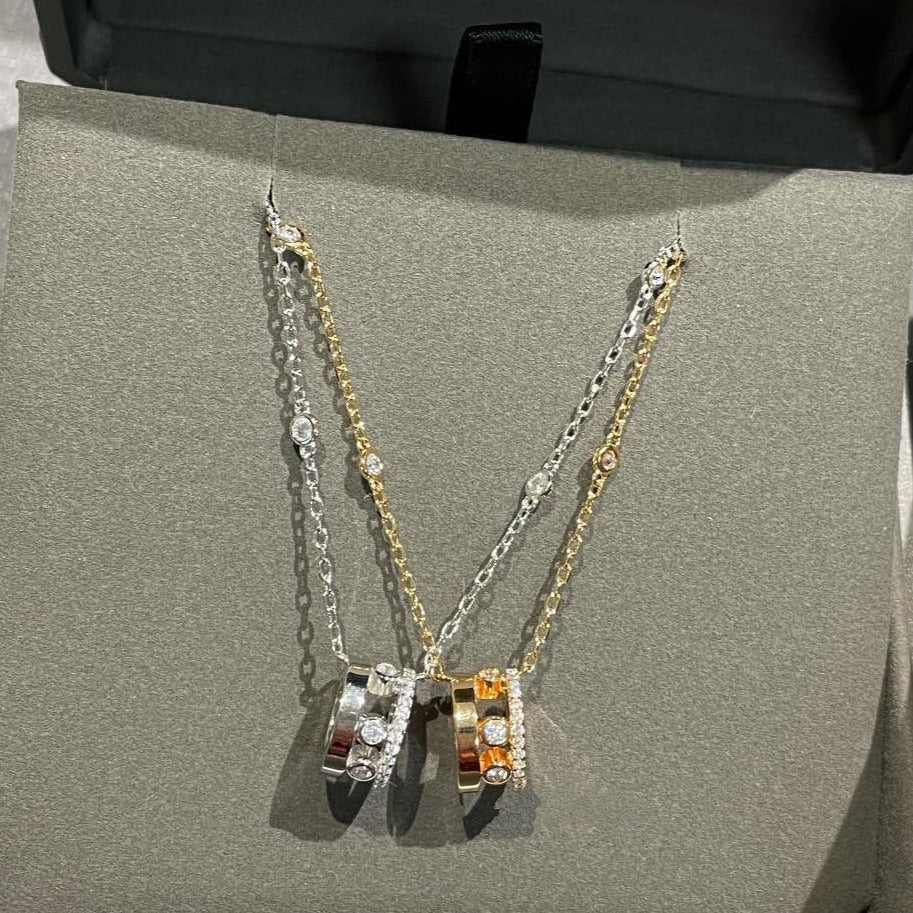 [Regal Jewels]CHAIN MOVE ROMANE PEDAND NECKLACE
