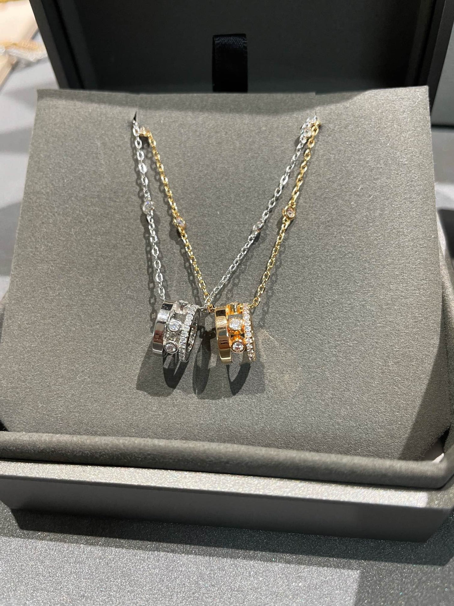 [Regal Jewels]CHAIN MOVE ROMANE PEDAND NECKLACE