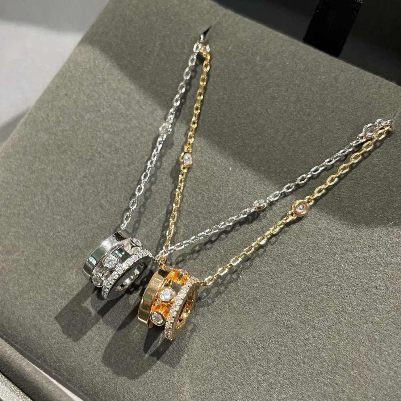 [Regal Jewels]CHAIN MOVE ROMANE PEDAND NECKLACE