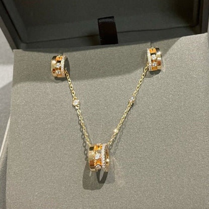 [Regal Jewels]CHAIN MOVE ROMANE PEDAND NECKLACE