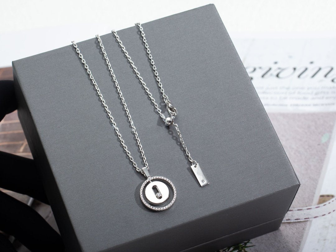 [Regal Jewels]LUCKY MOVE PM NECKLACE SILVER DIAMOND