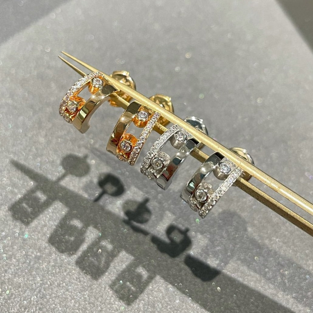 [Regal Jewels]MOVE ROMANE EARRINGS DIAMOND