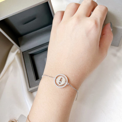 [Regal Jewels]LUCKY MOVE PAVED DIAMOND BRACELET