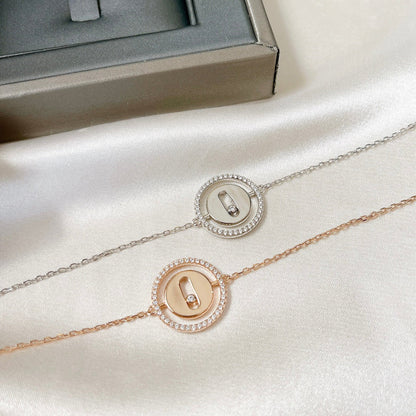 [Regal Jewels]LUCKY MOVE PAVED DIAMOND BRACELET