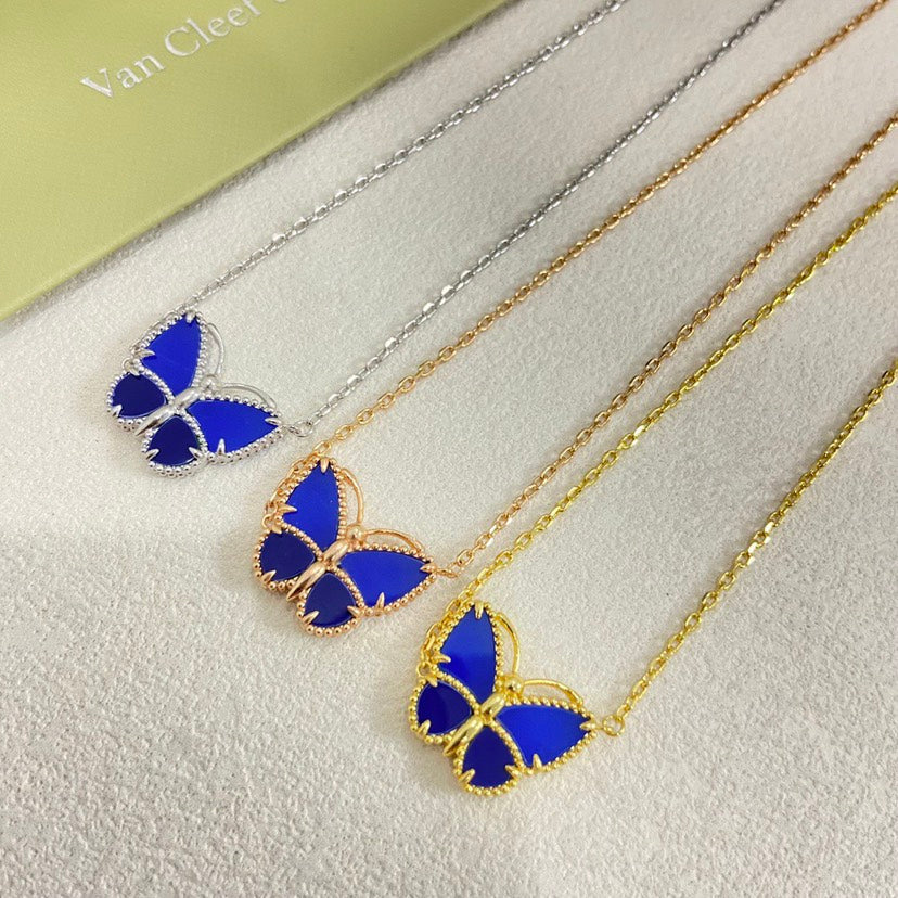 [Regal Jewels] 2026 NEW LUCKY BUTTERFLY 1 MOTIFS NECKLACE