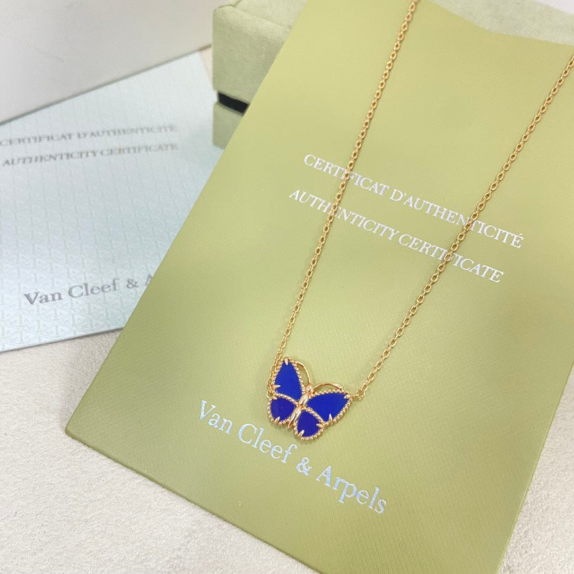 [Regal Jewels] 2026 NEW LUCKY BUTTERFLY 1 MOTIFS NECKLACE