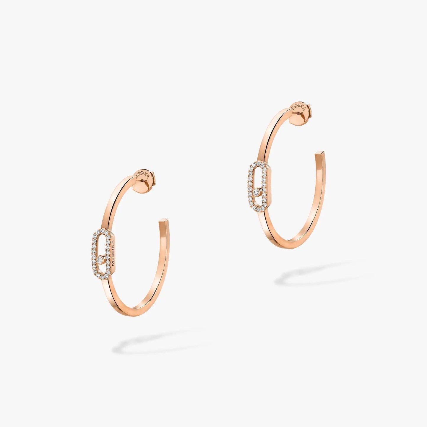 [Regal Jewels]CREOLES MOVE UNO PM DIAMOND EARRINGS