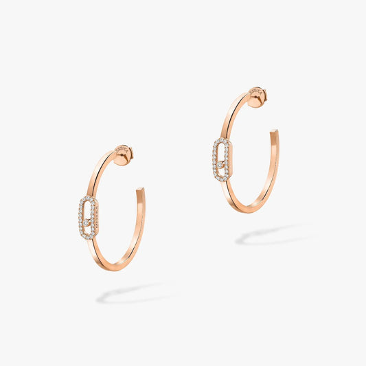 [Regal Jewels]CREOLES MOVE UNO PM DIAMOND EARRINGS
