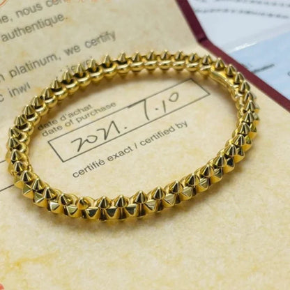 [Regal Jewels]CLASH PINK GOLD Silver   Gold  BRACELET