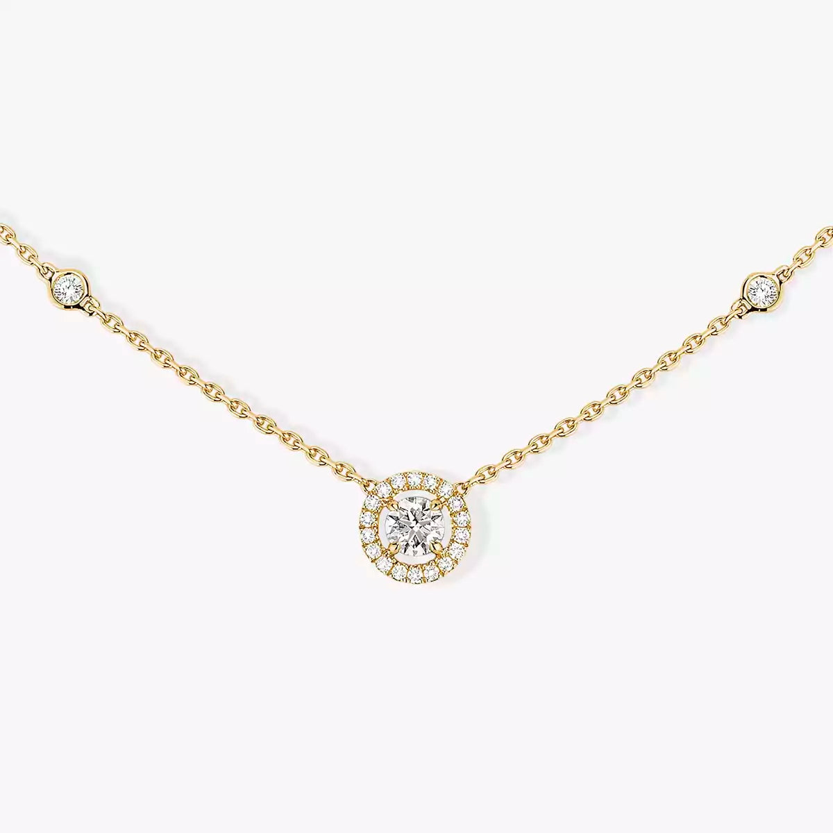 [Regal Jewels]Diamond Necklace 0,20ct Brilliant Shape Joy