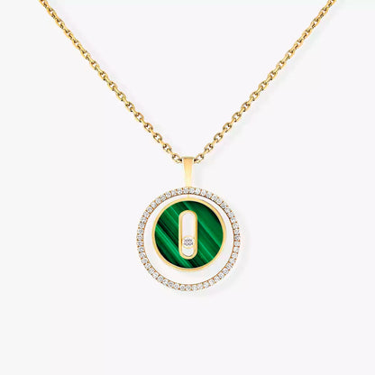 [Regal Jewels]Lucky Move Diamond Necklace in Rose Gold and White Mother-of-Pearl