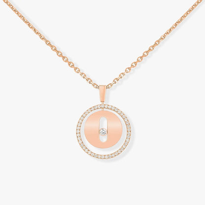 [Regal Jewels]LUCKY MOVE PM NECKLACE PINK GOLD DIAMOND