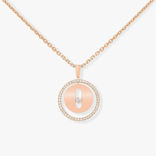 [Regal Jewels]LUCKY MOVE PM NECKLACE PINK GOLD DIAMOND
