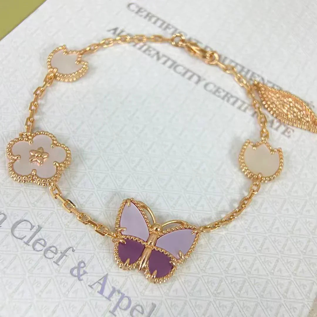 [Regal Jewels]26 NEW CLOVER LUCKY LIGHT PURPLE SET