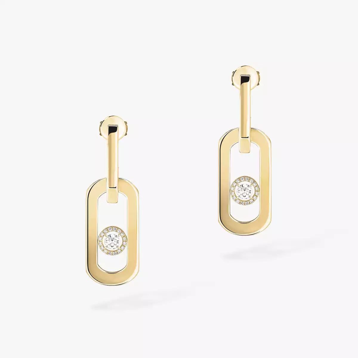 [Regal Jewels]So Move XL Diamond Pendant Earrings