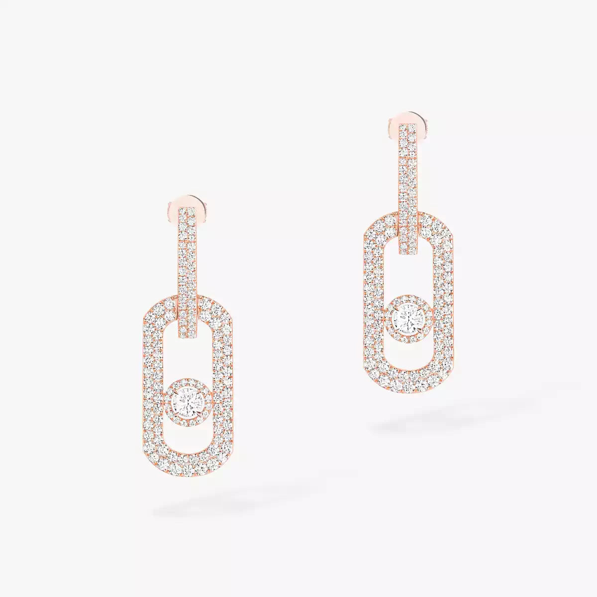 [Regal Jewels]So Move XL Pave_-Set Diamond Pendant Earrings