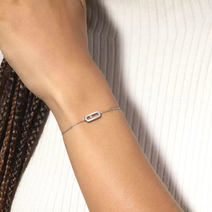 [Regal Jewels]Move Uno Diamond Bracelet